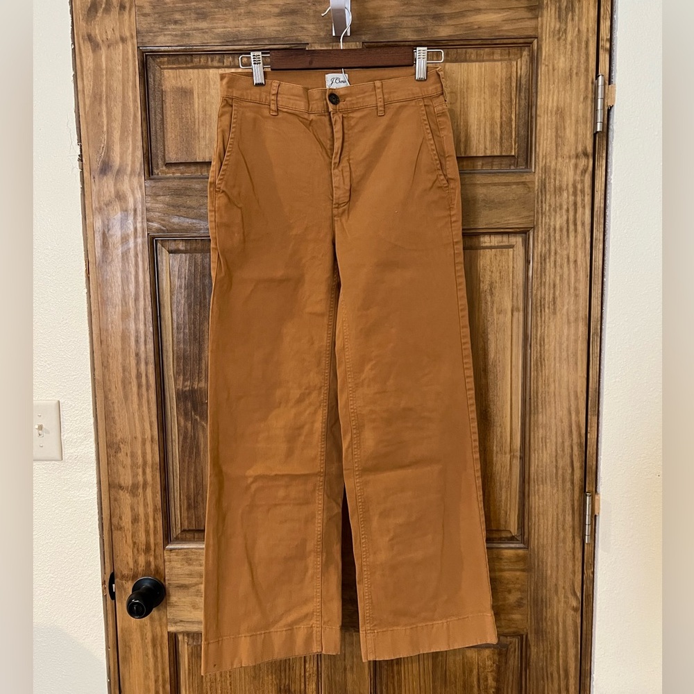 J. Crew Mid Rise Rust Casual Pants